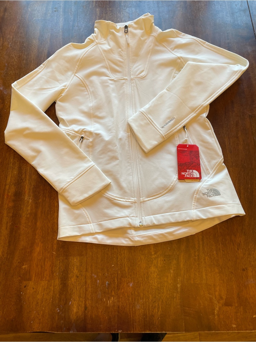 NWT The North Face Windwall Tech Stretch Softshell Jacket Women's M TNF White